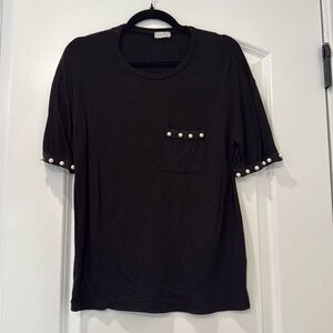 Luxe pearl tee